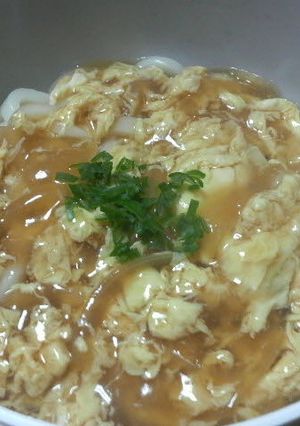 ふわふわたまごのとろとろおつゆうどん。-レシピのメイン写真