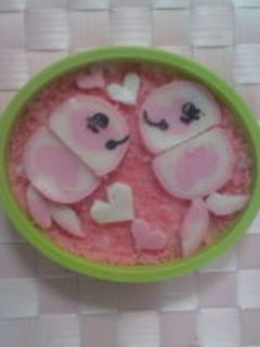 バレンタインハートかまぼこでおさかな弁当-レシピのメイン写真