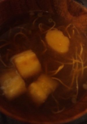【余りもの】刺身のツマのお味噌汁-レシピのメイン写真