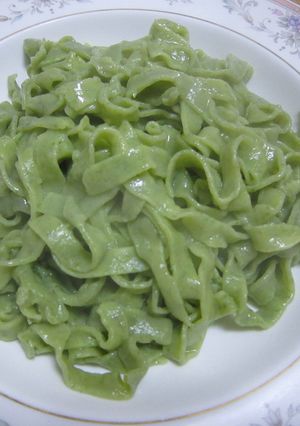 ほうれん草の手打ちパスタ-レシピのメイン写真