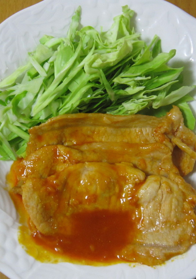 1日分の野菜de洋風しょうが焼き-レシピのメイン写真