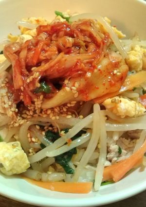 お手軽☆ビビンバ風丼ぶり-レシピのメイン写真