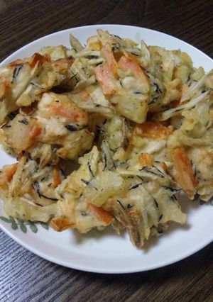★鶏ササミの野菜かき揚げ★-レシピのメイン写真