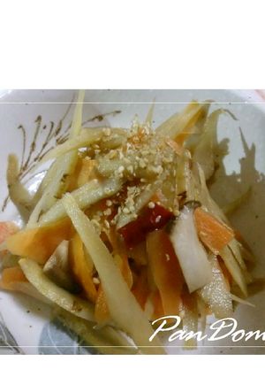 簡単!ごぼうのレンジなます-レシピのメイン写真