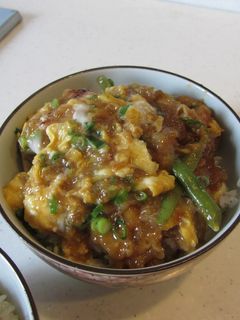 天ぷらの残りで!☆甘辛玉子天丼☆-レシピのメイン写真