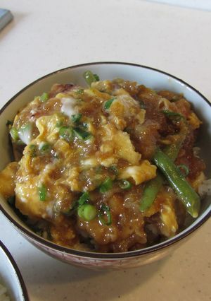 天ぷらの残りで！☆甘辛玉子天丼☆-レシピのメイン写真
