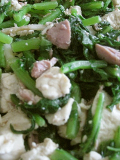 豆腐とツナ入り大根葉炒め(大根入り有)-レシピのメイン写真