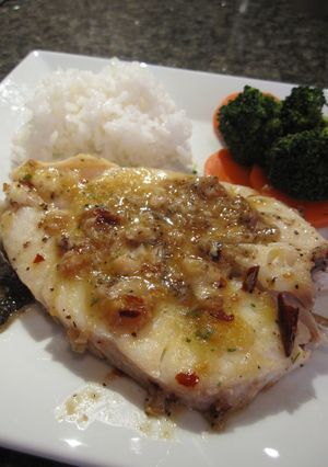 ☆白身魚のムニエル・ぺペロンチーノ風☆-レシピのメイン写真