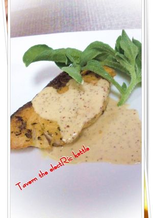 ブリのソテー☆カレーマスタードソースで～-レシピのメイン写真