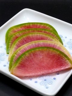 紅芯大根のお漬物-レシピのメイン写真