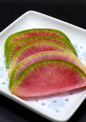 紅芯大根のお漬物-レシピのメイン写真
