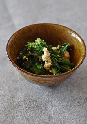 菜の花の炒り豆腐-レシピのメイン写真