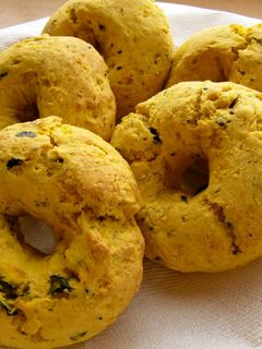 型不要!カボチャ米粉de焼きドーナツ-レシピのメイン写真