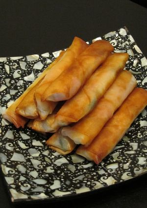 ズッキーニとベーコンのチーズ春巻き-レシピのメイン写真