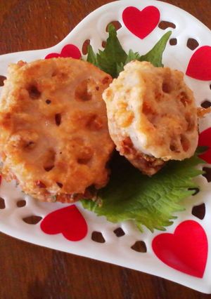 蓮根のはさみ揚げ-レシピのメイン写真