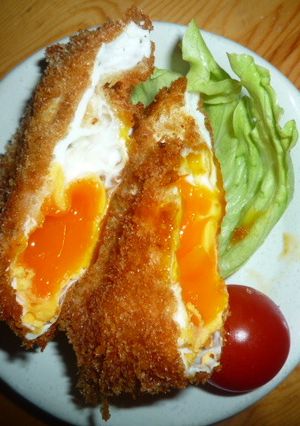 あまったパン粉で節約エッグフライ-レシピのメイン写真