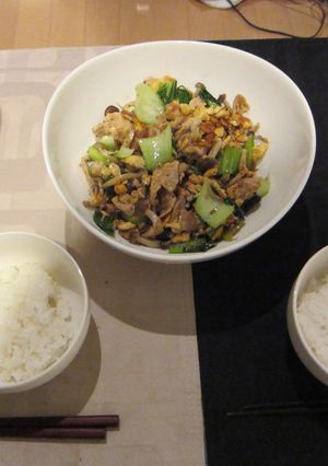 ♥豚肉とチンゲン菜の中華風炒め♥-レシピのメイン写真