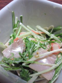 濃厚水菜サラダ-レシピのメイン写真