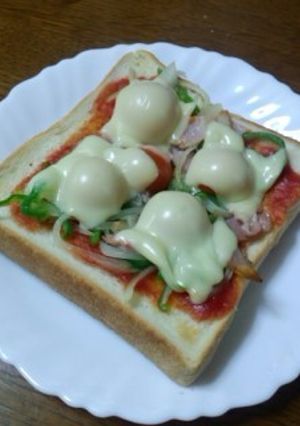 ◆私の家のピザトースト-レシピのメイン写真