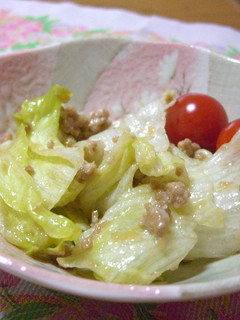 お好きな野菜で♪肉味噌サラダ-レシピのメイン写真
