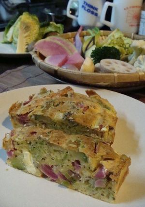 アボカドと春野菜のケークサレ-レシピのメイン写真