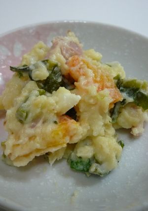 菜の花ポテトサラダ~さっぱりヘルシーに~-レシピのメイン写真