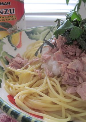 手抜きランチ 冷製パスタ-レシピのメイン写真