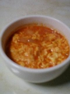 赤いたまごスープ-レシピのメイン写真