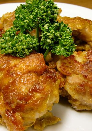 油少なめ！鶏もも肉のカレー風味蒸し揚げ-レシピのメイン写真