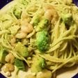 あの!?海老とアボカドのジェノバ風パスタ