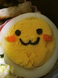 お弁当で笑顔に☺ゆでたまごちゃん☺-レシピのメイン写真