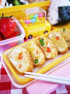 ●ミックスベジタブルin♪チーズ卵焼き●-レシピのメイン写真