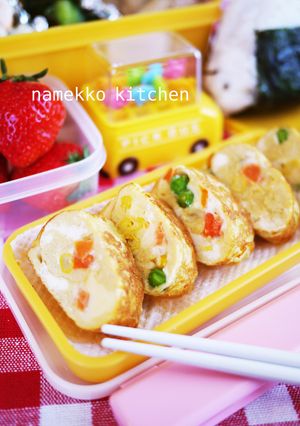 ●ミックスベジタブルin♪チーズ卵焼き●-レシピのメイン写真