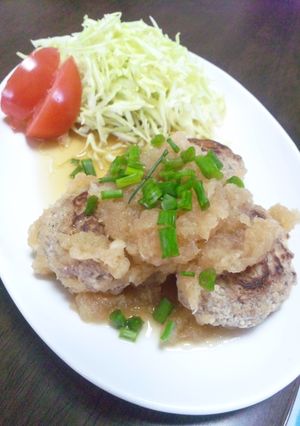 ☆お豆腐ハンバーグの和風みぞれ煮☆-レシピのメイン写真