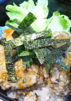 ふわふわ鶏つくね丼-レシピのメイン写真