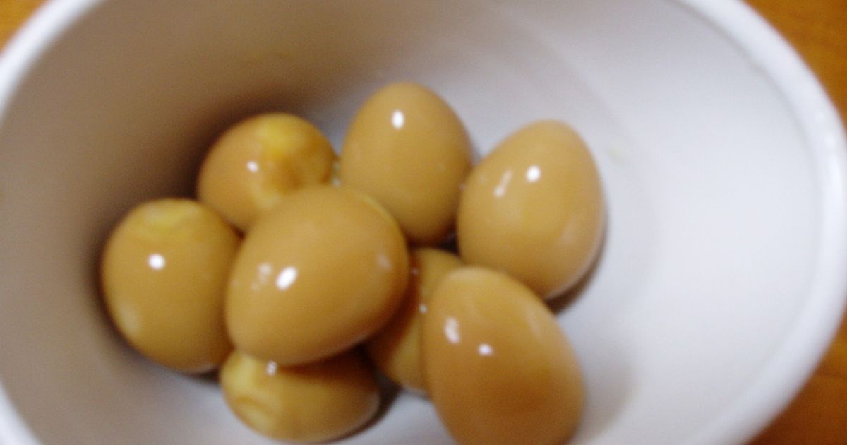 ヘルシー！うずらの味玉 by かばぽん 【クックパッド】 簡単おいしい