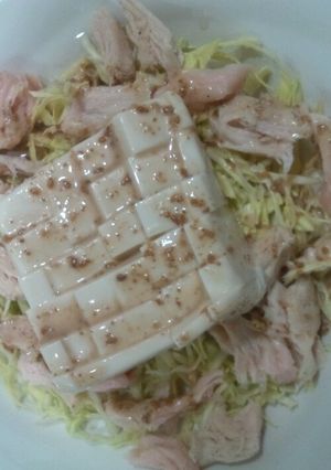 豆腐とささみのサラダ-レシピのメイン写真