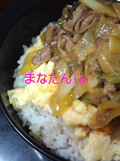 ネギ豚タマ丼☆-レシピのメイン写真