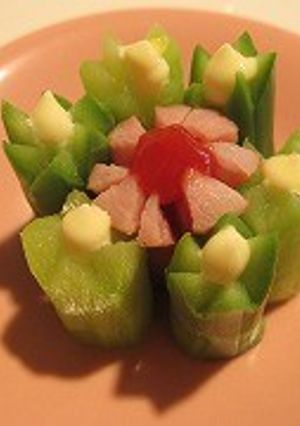 アスパラの飾り切り-レシピのメイン写真
