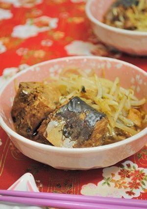 鯖の味付け缶詰と もやしの さっと煮☆-レシピのメイン写真