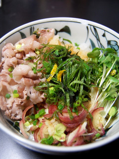 ゆずぽんde薬味たっぷり牛しゃぶうどん♪-レシピのメイン写真