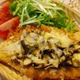 舞茸とチーズをのせた❤チキンカツ