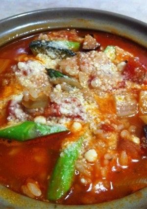 トマトリゾット(トマトおじや)-レシピのメイン写真
