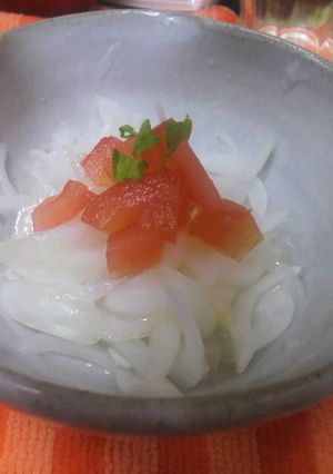 新玉ねぎの塩揉み♪-レシピのメイン写真