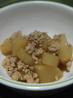 ★大根と鶏挽肉煮あんかけ-レシピのメイン写真