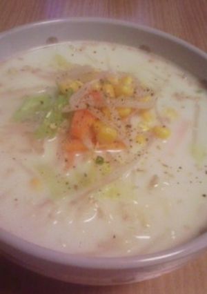 優しい味☆インスタント塩ミルクラーメン-レシピのメイン写真