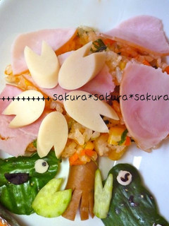 かわいい♪お花見☆桜満開キャラランチ-レシピのメイン写真