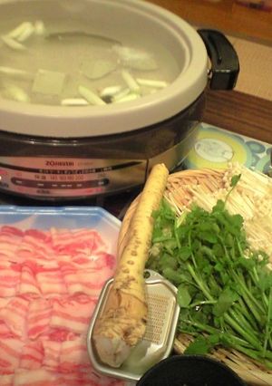 簡単! つゆで食べる豚しゃぶ-レシピのメイン写真