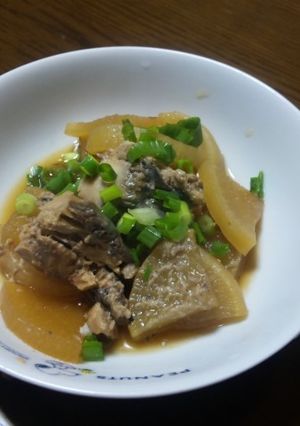 食費節約！さば缶と大根の煮物-レシピのメイン写真