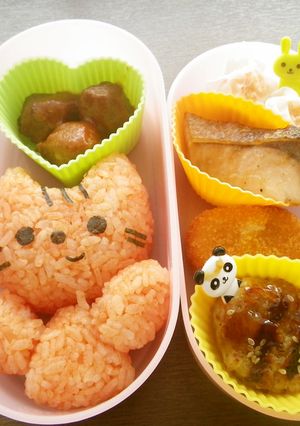 ネコちゃん♥キャラ弁-レシピのメイン写真